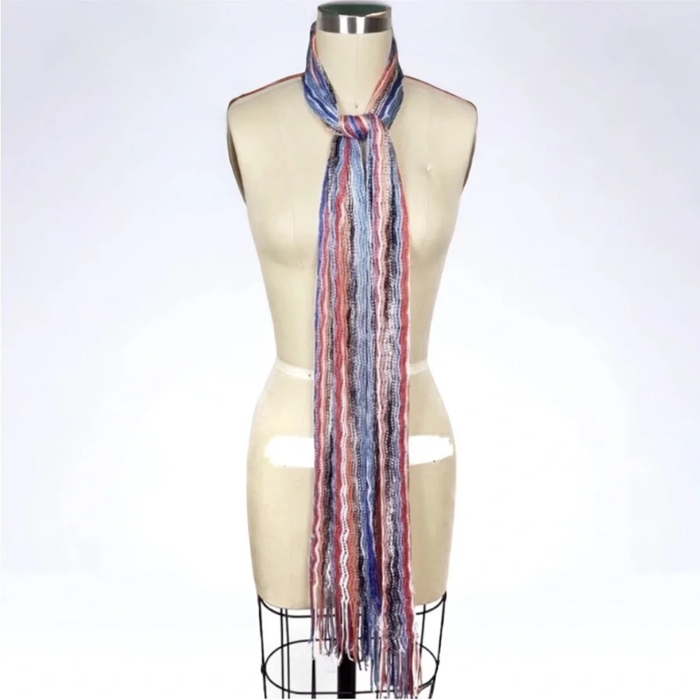 Missoni Knit Metallic Scarf